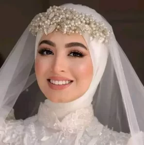 میکاپ عروس باحجاب